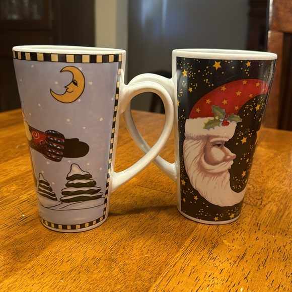 (2) unused Four Star Christmas mugs. 12oz. - Picture 3 of 6